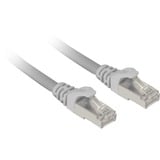 Sharkoon Patchkabel SFTP, RJ-45, mit Cat.7a Rohkabel grau, 10 Meter