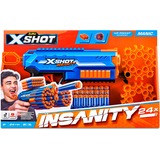 ZURU XSHOT Insanity - Manic, Dartblaster inkl. 24 Darts