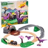 BRIO World Dinosaurier Abenteuer-Set, Bahn 