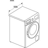 Bosch WNA13470 Serie 4, Waschtrockner weiß/schwarz