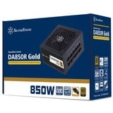 SilverStone SST-DA850R-GMA, PC-Netzteil schwarz, 1x 12-Pin ATX3.0, 4x PCIe, Kabel-Management, 850 Watt