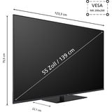 JVC LT-55VGQ8255, QLED-Fernseher 139 cm (55 Zoll), schwarz, UltraHD/4K, Triple Tuner, Google TV