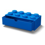 Room Copenhagen LEGO Schreibtischschublade 8             , Aufbewahrungsbox blau, Noppen