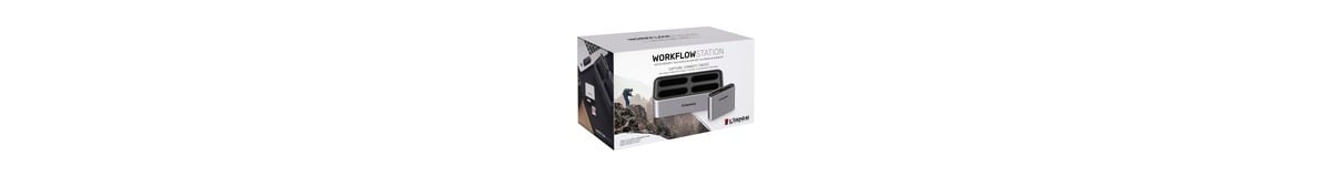 Kingston Workflow Station + SD Card Reader, Dockingstation silber/schwarz