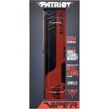 Patriot DIMM 8 GB DDR4-4000  , Arbeitsspeicher rot/schwarz, PVE248G400C0, Viper Elite II, INTEL XMP