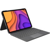 Logitech Folio Touch, Tastatur grau, DE-Layout, für iPad Air (4. Generation) 