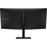 OMEN 34c, Gaming-Monitor 86.4 cm (34 Zoll), schwarz, DisplayPort, HDMI, HDR 400, Curved, 165Hz Panel