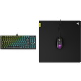 Roccat Sense Ctrl, Gaming-Mauspad schwarz/silber, Quatratisch