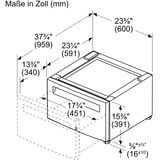 Bosch Podest mit Auszug Trockner WTZPW2XD, Unterschrank für Wäschetrockner