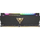 Patriot DIMM 8 GB DDR4-3200  , Arbeitsspeicher schwarz, PVSR48G320C8, Viper Steel RGB, INTEL XMP