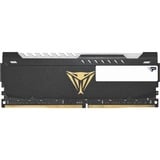 Patriot DIMM 8 GB DDR4-3200  , Arbeitsspeicher schwarz, PVSR48G320C8, Viper Steel RGB, INTEL XMP