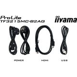 iiyama ProLite TF3215MC-B2AG, LED-Monitor 80 cm (31.5 Zoll), schwarz, FullHD, Touchscreen, HDMI