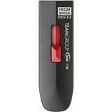 Team Group C212 256 GB, USB-Stick schwarz/rot, USB-A 3.2 Gen 2