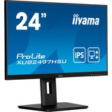 iiyama ProLite XUB2497HSU-B2, LED-Monitor 60.5 cm (23.8 Zoll), schwarz (matt), FullHD, IPS, USB-Hub, 100Hz Panel