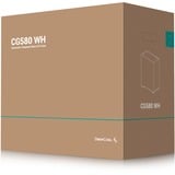 DeepCool CG580 , Tower-Gehäuse weiß, Tempered Glass x 2