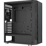 Aerocool Prism v1, Tower-Gehäuse schwarz, Tempered Glass