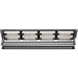 Digitus Patchpanel DN-91648U schwarz, 19", Cat.6 UTP