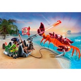 PLAYMOBIL 71532 Pirates Kampf gegen die Riesenkrabbe, Konstruktionsspielzeug 