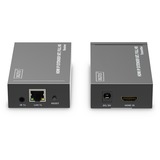 Digitus HDMI IP Extender Set, HDMI Verlängerung schwarz, 1x Sender, 1x Empfänger