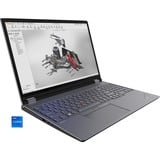 Lenovo ThinkPad P16 G2 (21FA005HGE), Notebook grau/schwarz, Windows 11 Pro 64-Bit, 40.6 cm (16 Zoll) & 165 Hz Display, 1 TB SSD