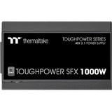 Thermaltake TT Toughpower SFX Platinum 1000W, PC-Netzteil schwarz, 1x 12VHPWR, 2x PCIe, Kabelmanagement, 1000 Watt