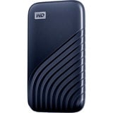 WD My Passport SSD 2 TB, Externe SSD blau, USB-C 3.2 Gen 2 (10 Gbit/s)