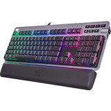 Thermaltake Argent K6 RGB, Gaming-Tastatur titan, DE-Layout, Cherry MX Low Profile RGB Red