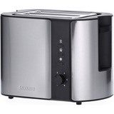 Severin Automatik-Toaster AT 2589 edelstahl/schwarz, 800 Watt, für 2 Scheiben Toast