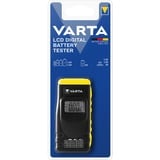 VARTA Digitaler Batterietester AA / AAA / C / D / E, Messgerät schwarz