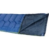 High Peak Deckenschlafsack Vagabond 300 blau/dunkelblau, mit Kapuze