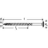 fischer Holzbauschraube PowerFast II 8,0x100 Tellerkopf TX 50 Stück, Teilgewinde, verzinkt