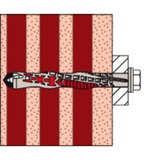 fischer Langschaftdübel DuoXpand 8x80 FUS hellgrau/rot, 50 Stück