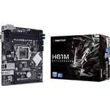 Biostar H61MHV3, Mainboard grau