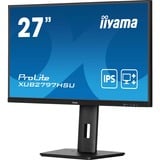 iiyama ProLite XUB2797HSU-B2, LED-Monitor 68.6 cm (27 Zoll), schwarz (matt), FullHD, IPS, USB-Hub, 100Hz Panel