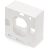 Digitus Aufputzrahmen DN-93803 für Keystone Leerdosen, Einbaurahmen weiß, 80 x 80mm