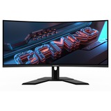 GIGABYTE G34WQCP, Gaming-Monitor 86.4 cm (34 Zoll), schwarz (matt), QHD, VA, Curved, 180Hz Panel