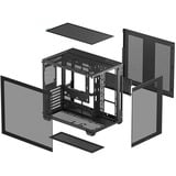 DeepCool CG530 , Tower-Gehäuse schwarz, Tempered Glass x 2