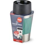 Emsa TRAVEL MUG Compact Thermobecher petrol/edelstahl, 0,3 Liter, Drehverschluss