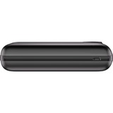 goobay Powerbank Kompakt 20.000 mAh schwarz, 20 Ah, 1x USB-A, 1x USB-C, Power Delivery, Quick Charge