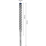 Bosch Expert Hammerbohrer SDS-plus-7X, Ø 18mm Arbeitslänge 200mm