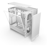 NZXT H5 Flow ( 2024 ) , Tower-Gehäuse weiß, Tempered Glass