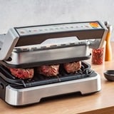 Tefal OptiGrill 4in1 GC774D, Kontaktgrill edelstahl, 2.100 Watt, mit Backschale