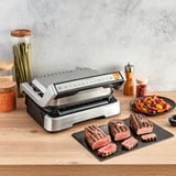 Tefal OptiGrill 4in1 GC774D, Kontaktgrill edelstahl, 2.100 Watt, mit Backschale