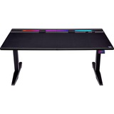 Thermaltake G700 RGB Gaming Desk, Gaming-Tisch schwarz, RGB-LED-Lichtleiste 16,8 Millionen Farben