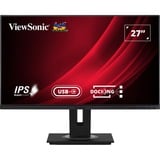 ViewSonic VG2756-4K, LED-Monitor 68.6 cm (27 Zoll), schwarz (matt), UltraHD/4K, IPS, USB-Hub, USB-C, RJ45