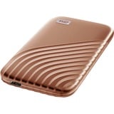 WD My Passport SSD 2 TB, Externe SSD gold, USB-C 3.2 Gen 2 (10 Gbit/s)