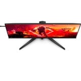 AOC AGON AG405UXC, Gaming-Monitor 100 cm (40 Zoll), schwarz, WQHD, IPS, HDMI, DisplayPort, HDR, AMD FreeSync Premim, USB-C, 144Hz Panel