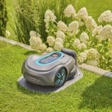 GARDENA Mähroboter smart SILENO max 1.500m² grau/türkis, Li-Ionen Akku, LONA-Technologie