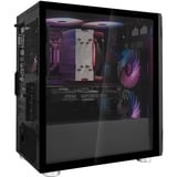 SilverStone FARA H1M, Tower-Gehäuse schwarz, Tempered Glass