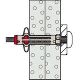 fischer Hohlraumdübel DuoHM 5x55 S TX 25 Stück, mit Panhead-Schraube